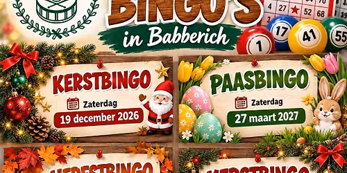Kerstbingo Drumfanfare St. Jan Babberich — uitgaan in Zevenaar